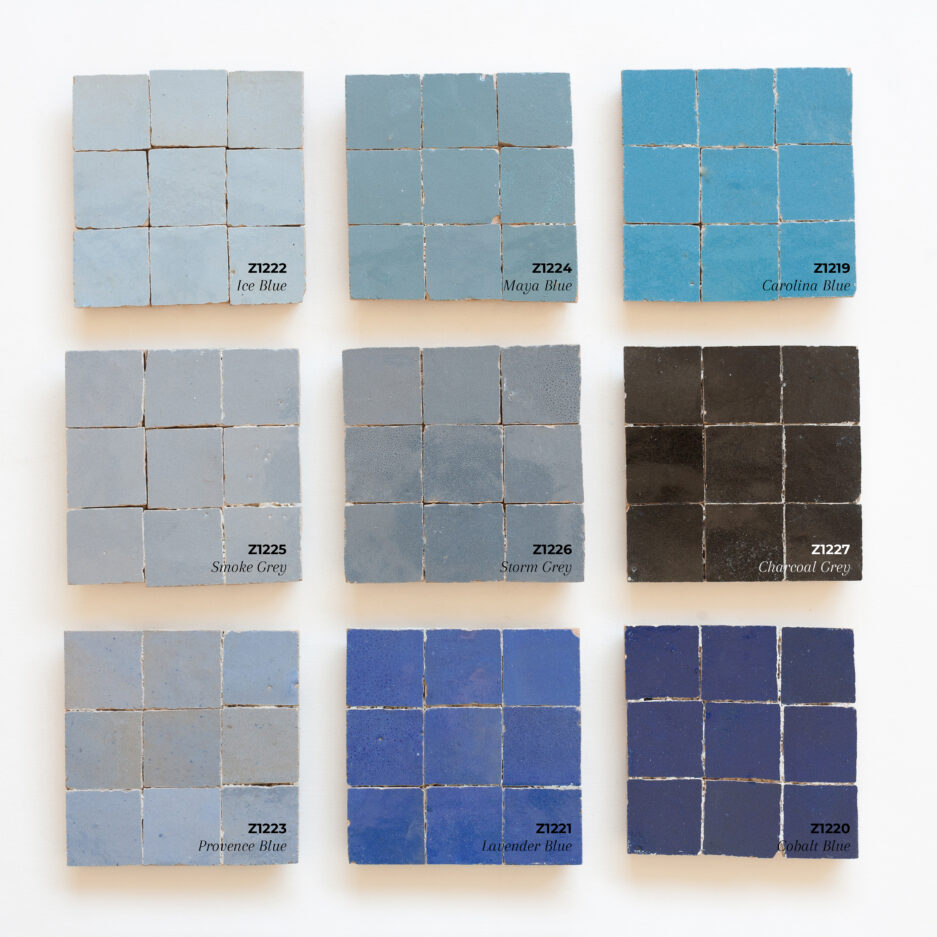 Zellige Amostras de Cor - Zellige Tile Colour Samples 3