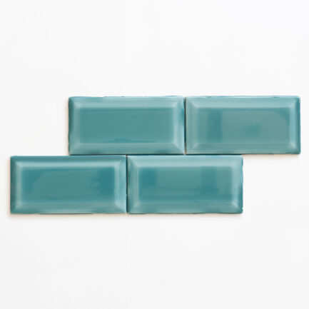 Azulejo Rectangular - Glazed Metro Tile Teal AZACR7515LBRE06Z - Loja do Azulejo - Tiles shop online