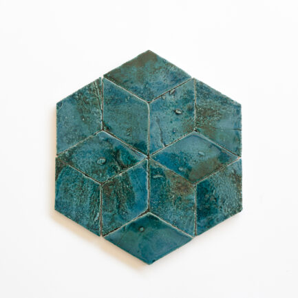 Azulejo Losango Teal L6 - Diamond Glazed Tile Teal - AZNCL06SLX1020X - Loja do Azulejo - Tiles Shop online-9